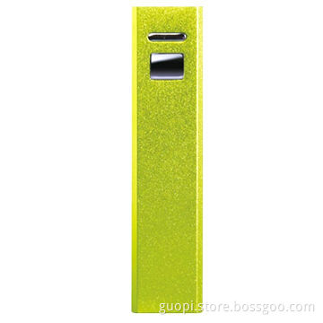 2600mAh promotional power bank, 0 to 45°C operating temperature
